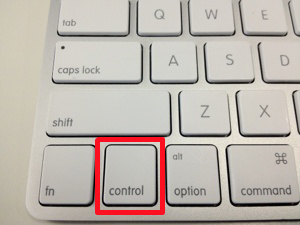 mac book control button