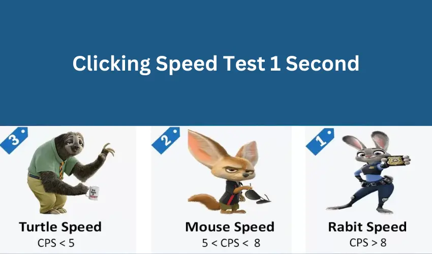 Clicking Speed Test 1 Second